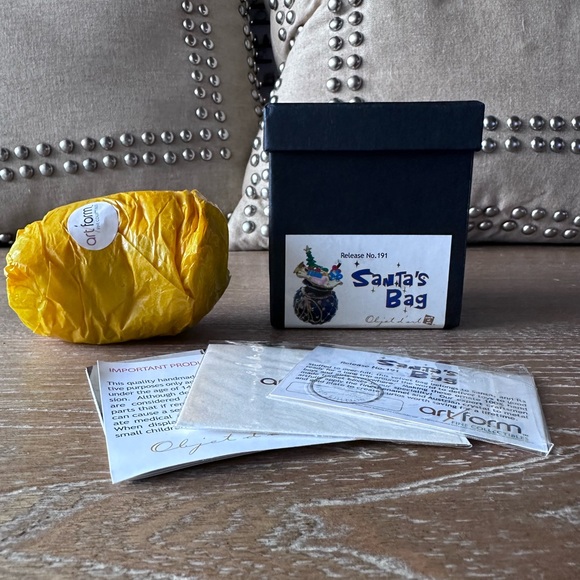 Art Form Object D’Art Trinket Boxes Lot of 4 Holiday Theme NIB Sealed in Tissue - Picture 9 of 10